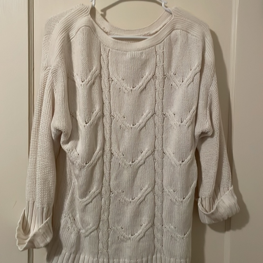Cream White Sweater